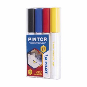 Marcador Pintor Extra Fino Negro Rojo Azul Amarillo Pilot